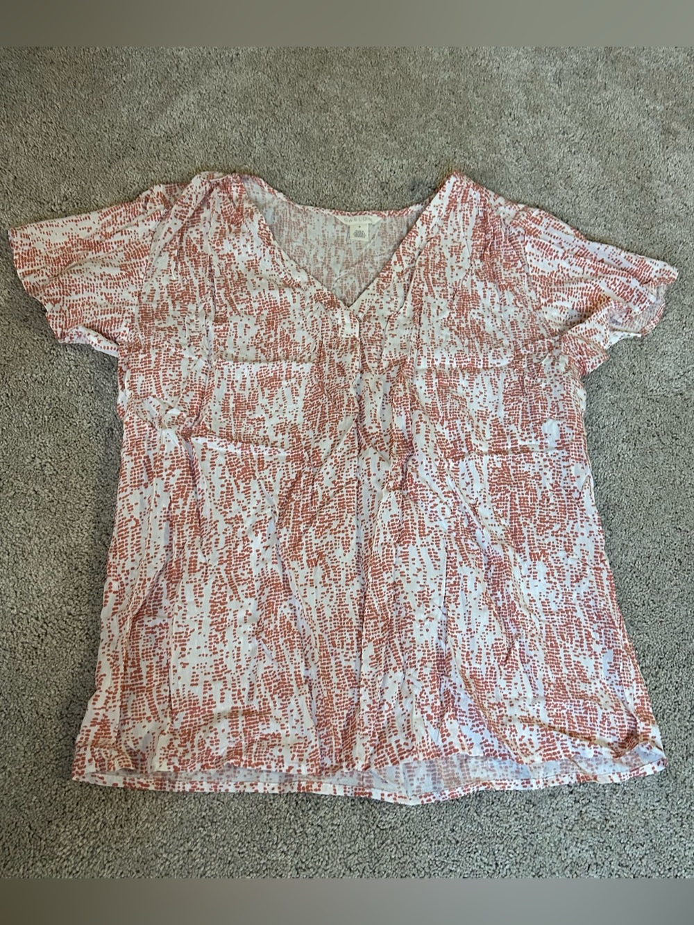 Caslon flutter sleeve blouse